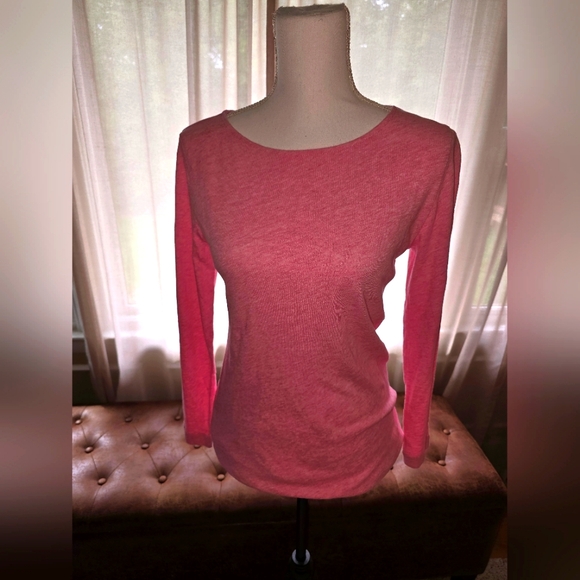 J. Crew Tops - NWOT, JCREW, Pink, Long sleeve tee, size M